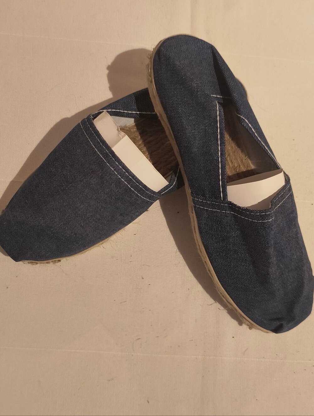 NWOT Blue Denim Espadrille Slip-On Flats - Women
